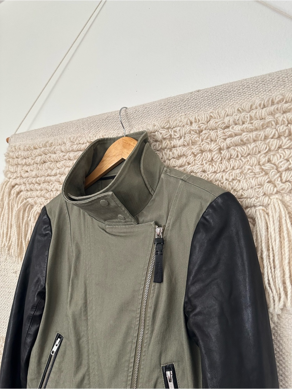 Mackage Andra Leather Detail Moto Jacket - Picture 3 of 11